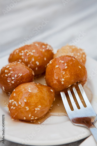 Loukoumades, a greek dessert