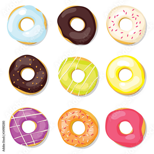 Set of donuts