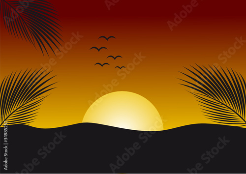 sonnenaufgang wüste