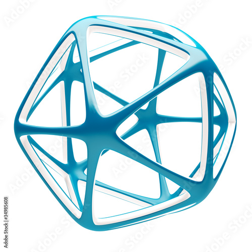 Blue Abstract Shape