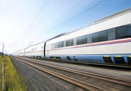 High-speed train.