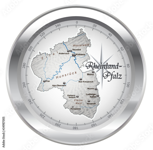 Rheinand-Pfalz chrom in SVG