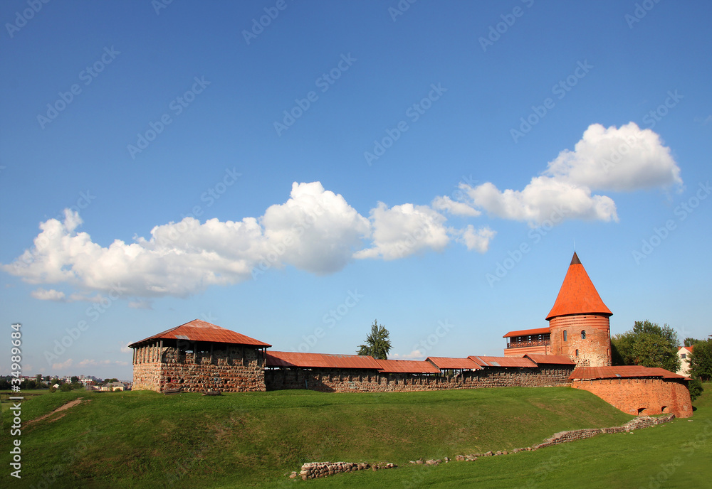 Old  castle in Kaunas, Lithuania.