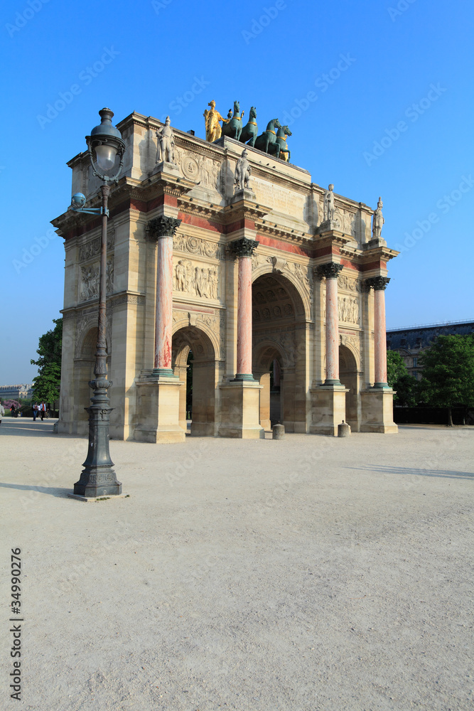 Arc de Triomphe du Carrousel, Paris, France Arc de Triomphe du Carrousel, Paris, France
