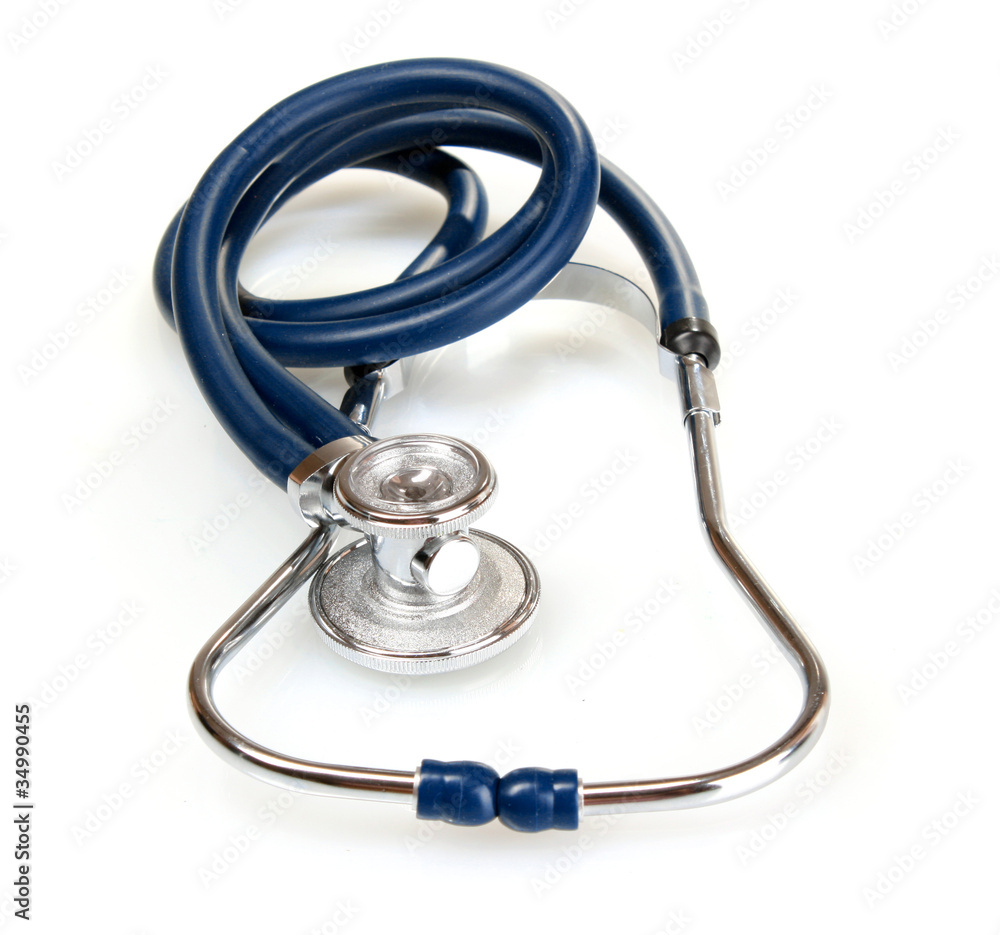 Medical stethoscope isolated on white Medical stethoscope isolated on white