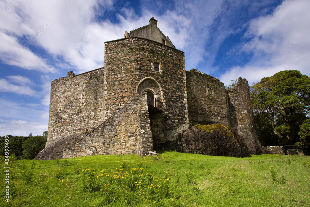Dunstaffnage Castle on the north west coast of Scotland