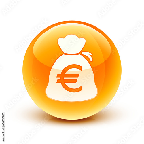 icône bourse / stock exchange icon