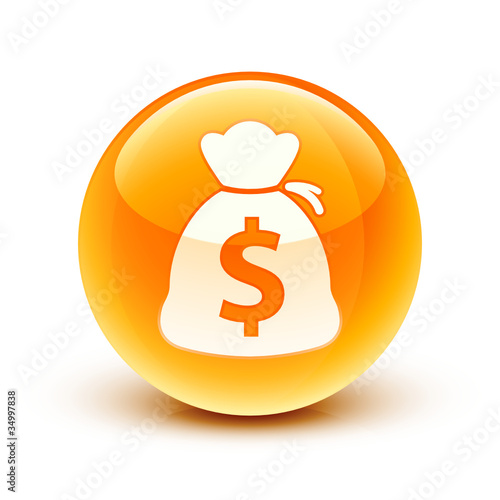 icône argent finance dollar / stock exchange icon