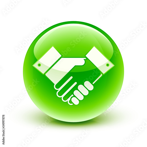 icône poignée de main / hands shake icon