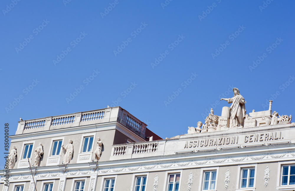 Fotografie Building in piazza unità, Trieste