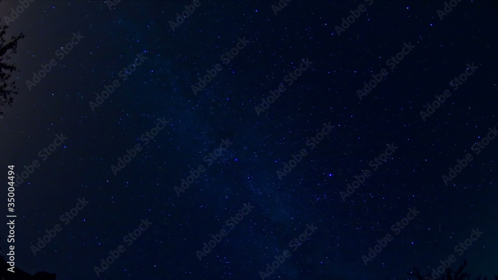 Time lapse of stars moving across sky. Time lapse of stars moving across sky.