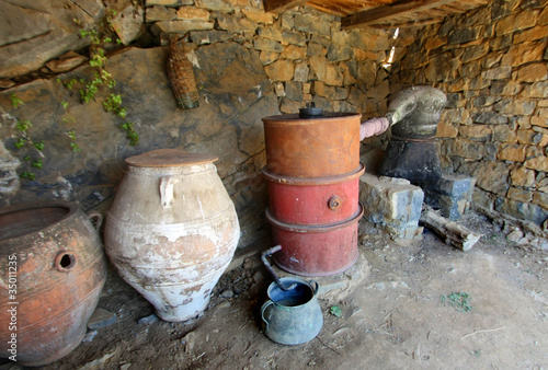 Grèce - Alambic artisanal