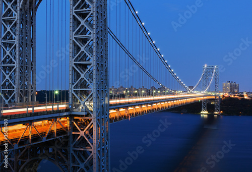 George Washington Bridge Connects New Jersey and New York City © SeanPavonePhoto