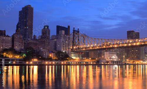 Queensboro Bridge Spanning the East River in New York City © SeanPavonePhoto