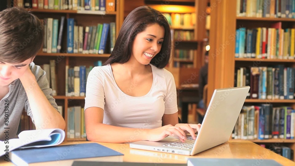 Students doing research Students doing research
