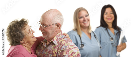 Affectionate Senior Couple ...