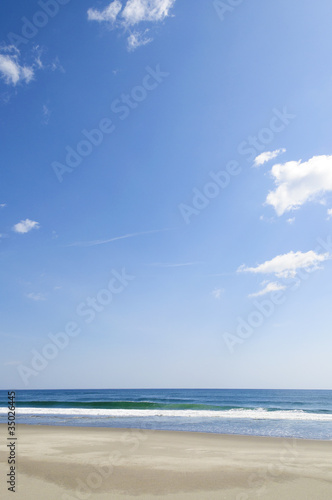 Fototapeta Naklejka Na Ścianę i Meble -  太平洋と砂浜