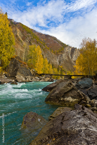 mountain river in autumn © Maslov Dmitry
