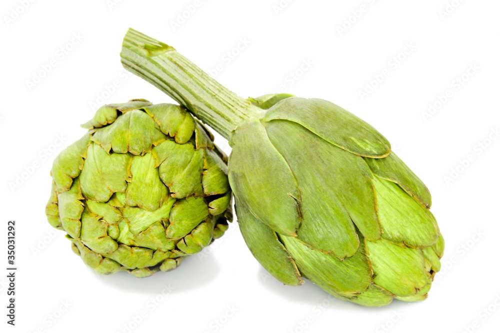 Obraz premium artichoke isolated on white background