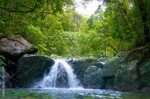 jungle waterfall photo