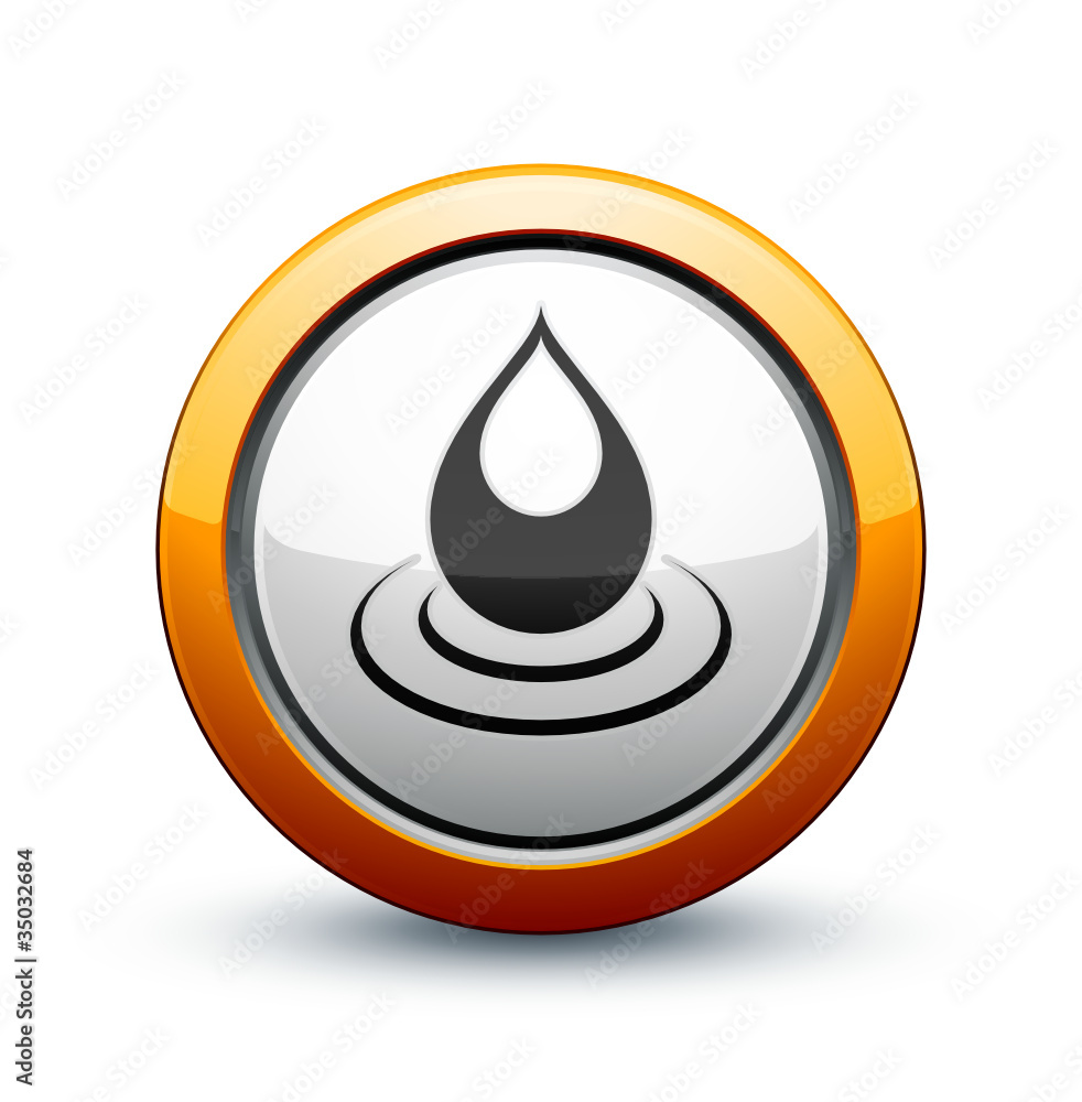 Fototapeta premium icône goutte eau