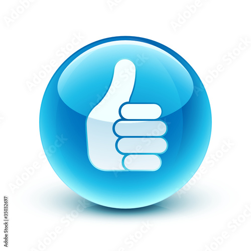 icône pouce haut ok / thumb up icon