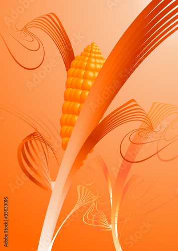 Ornamental Corn Stalk Design
