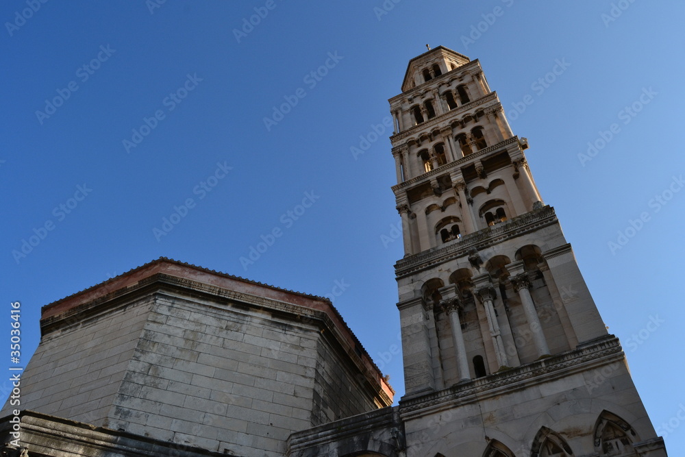 Bell tower of the Cathedral of the Diocletian Palace, Split