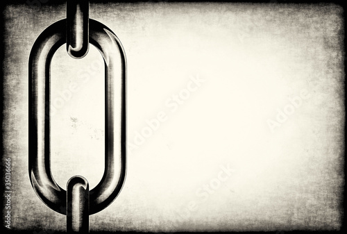 Photography Chain links on a grunge background