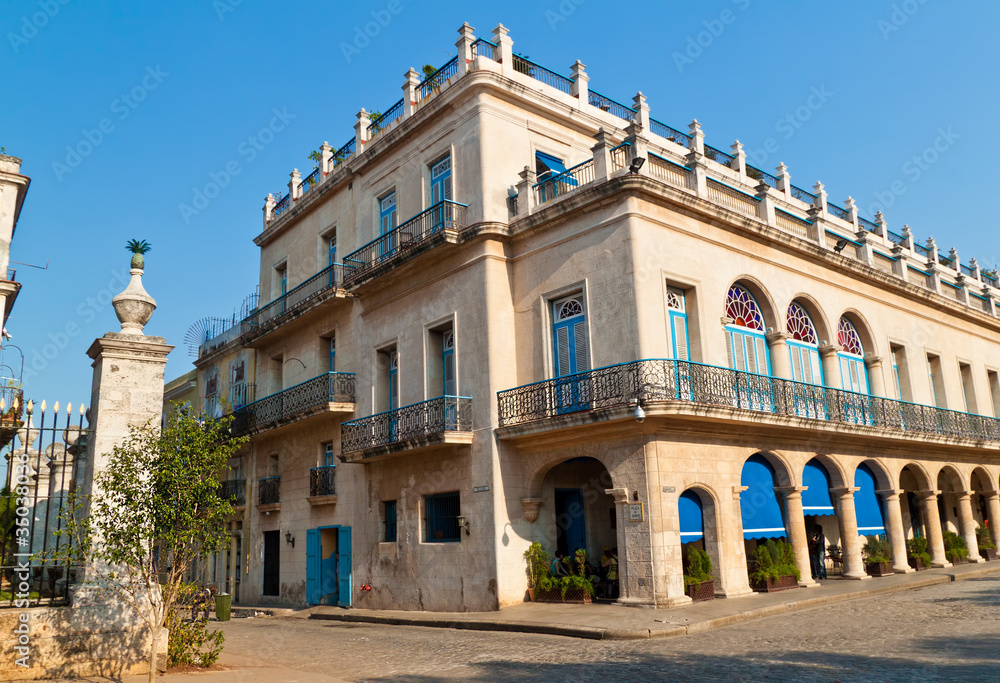 Old spanish palace in Havana