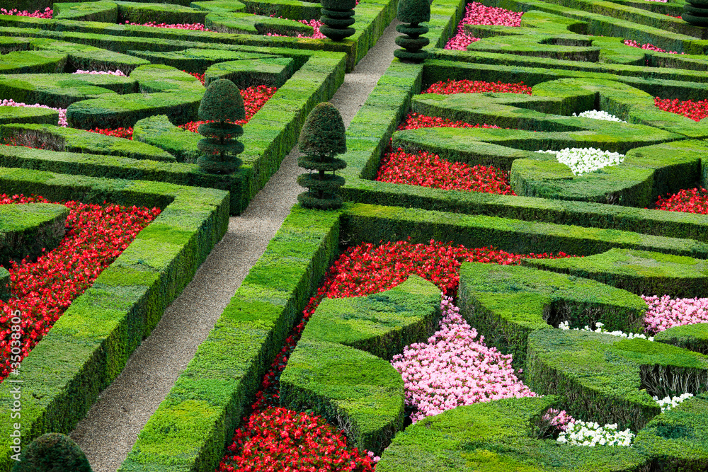 jardin français, Villandry, France
