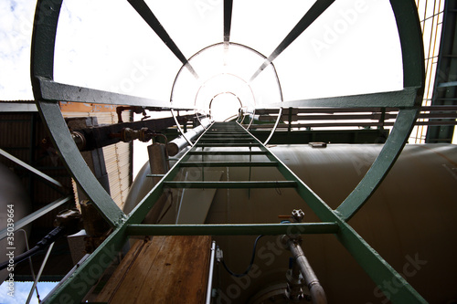 Stairs in factory