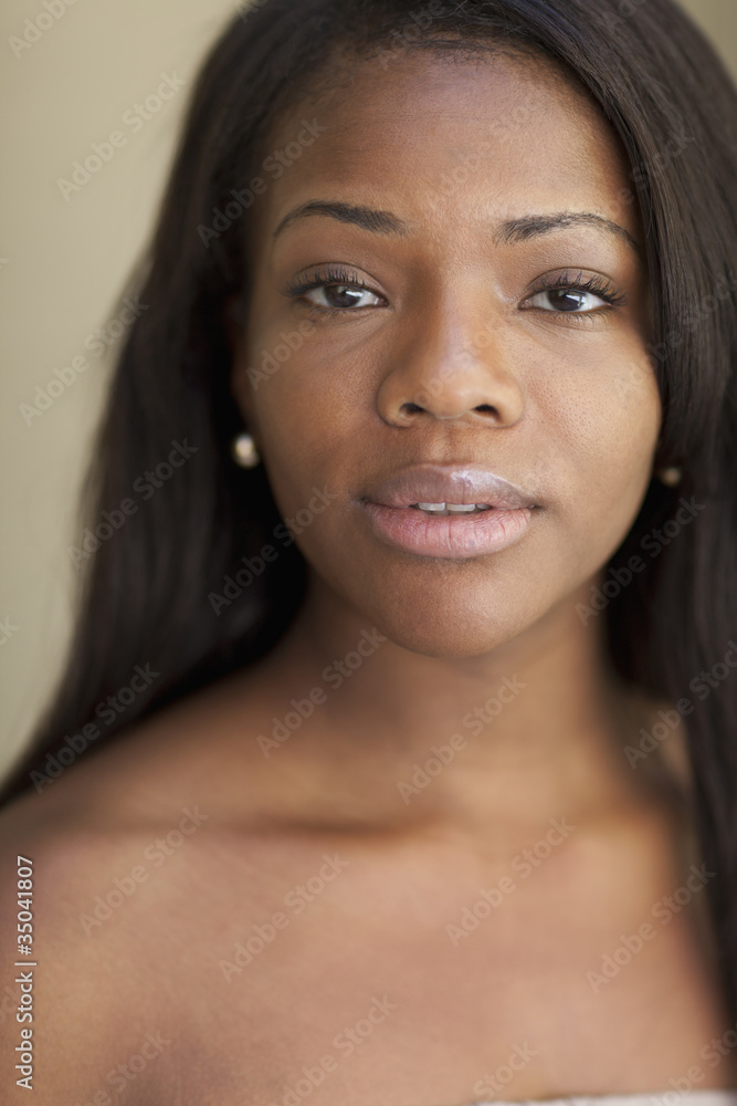 Serious Black woman Serious Black woman