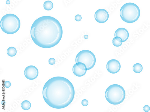 Blasen, Blau, Wasser