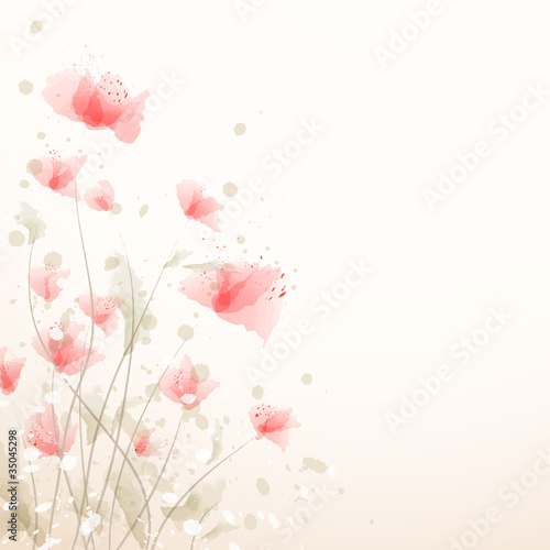 Romantic Flower Background