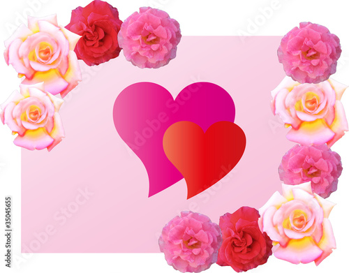 Rosen, Blumen, Herzen