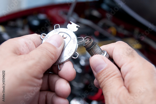 Photography Spark plug