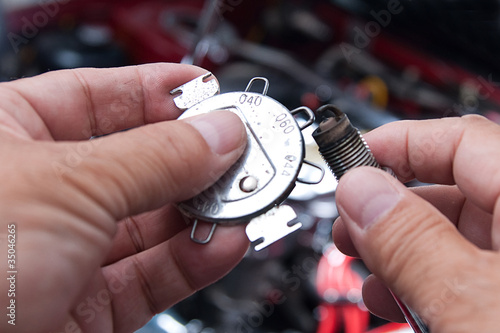 Quadro em tela Car maintenance