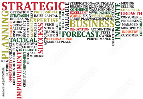 Business Words Collage