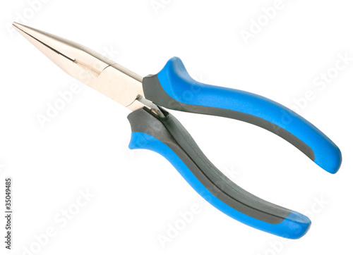 Blue-black pliers, new condition photo