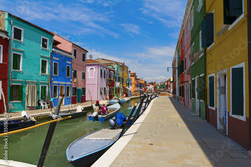 Venice, Italy, Burano island © anastasios71