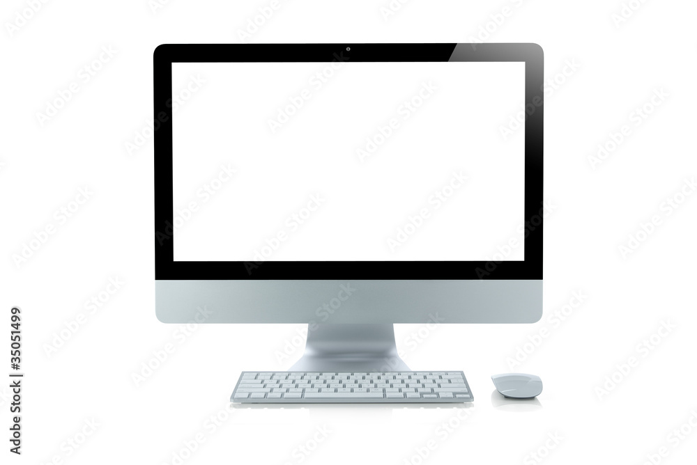Personal computer (Clipping path included) Personal computer (Clipping path included)
