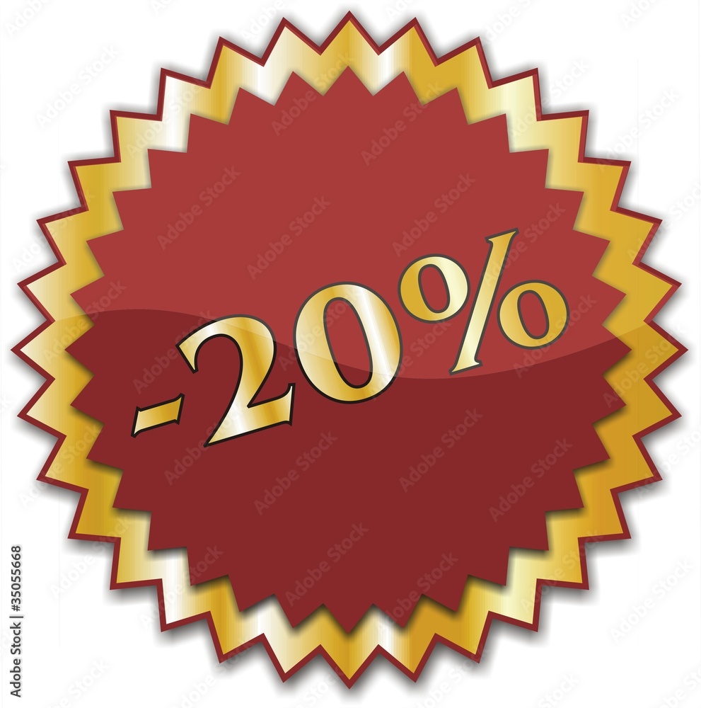 étiquette -20%