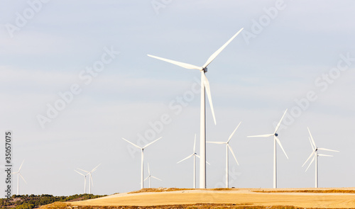 wind turbines, Castile and Leon, Spain
