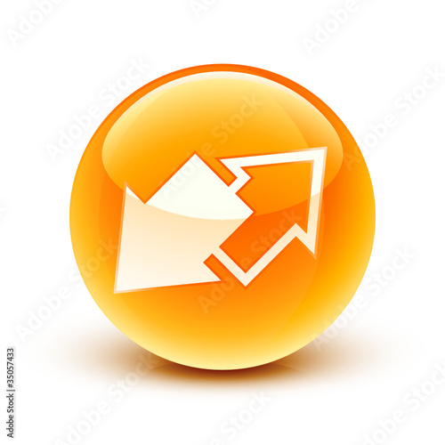 icône flèche connexion déconnexion / connect and disconnect icon