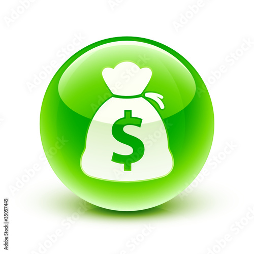 icône argent finance dollar / stock exchange icon