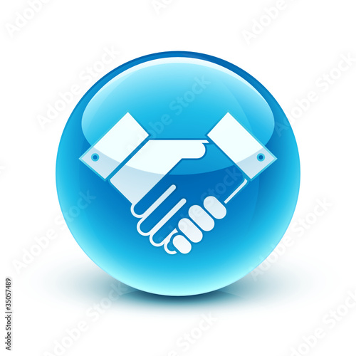 icône poignée de main / hands shake icon