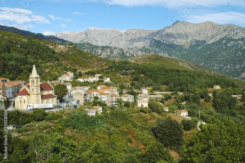 The village of Vivario, Haute-Corse, Corsica, France