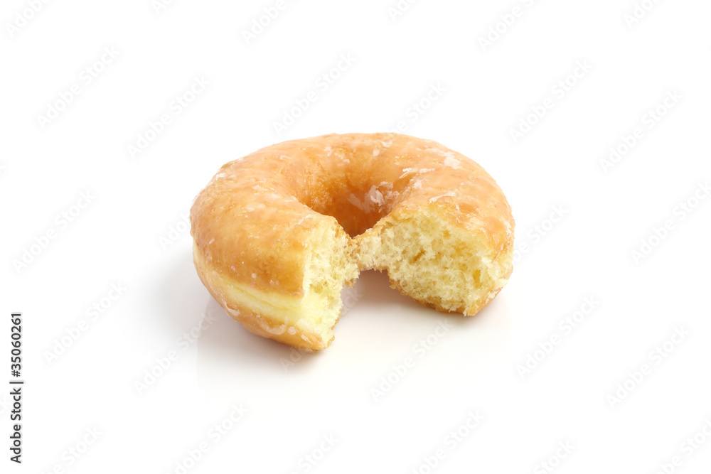 Donut isolated in white background