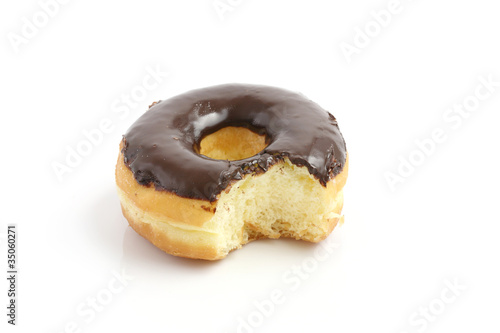 Chocolate Donut isolated in white background